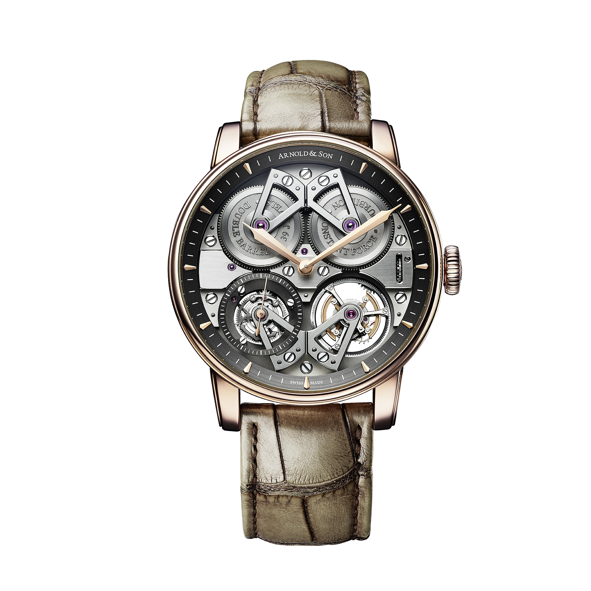 CONSTANT FORCE TOURBILLON <br> TRIFOLD APPROACH TO CHRONOMETRY