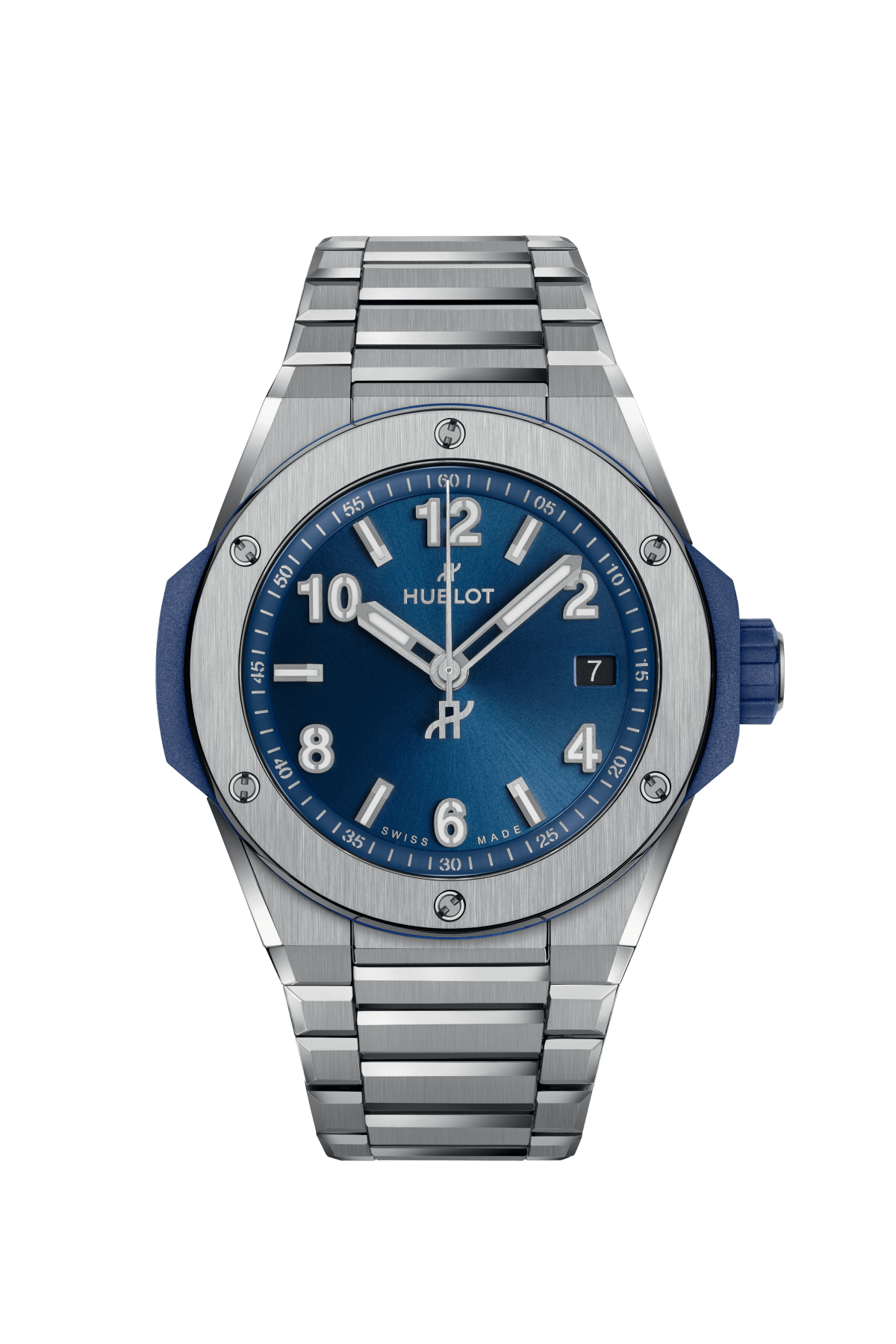 BIG BANG INTEGRATED TIME ONLY TITANIUM BLUE