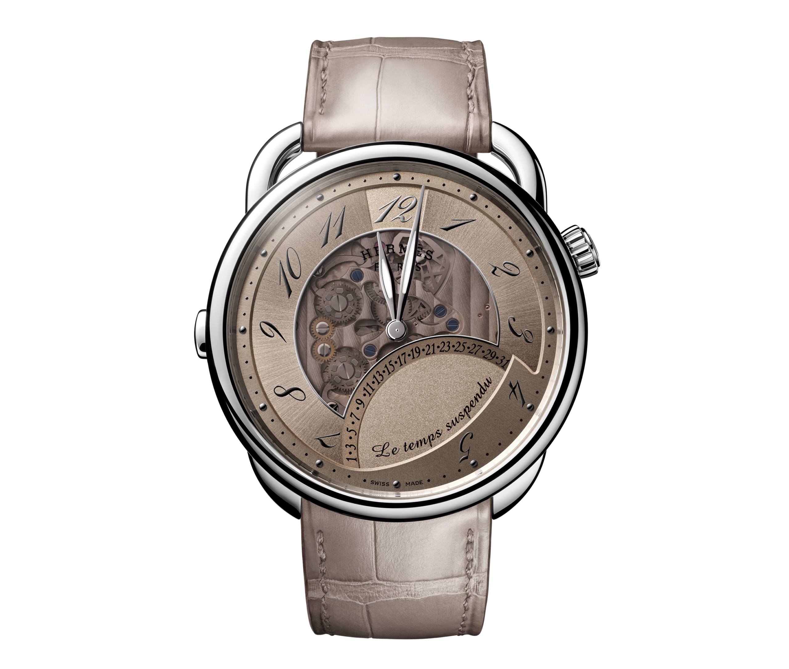 ARCEAU LE TEPMS SUSPENDU – WHITE GOLD BRUN DESERT