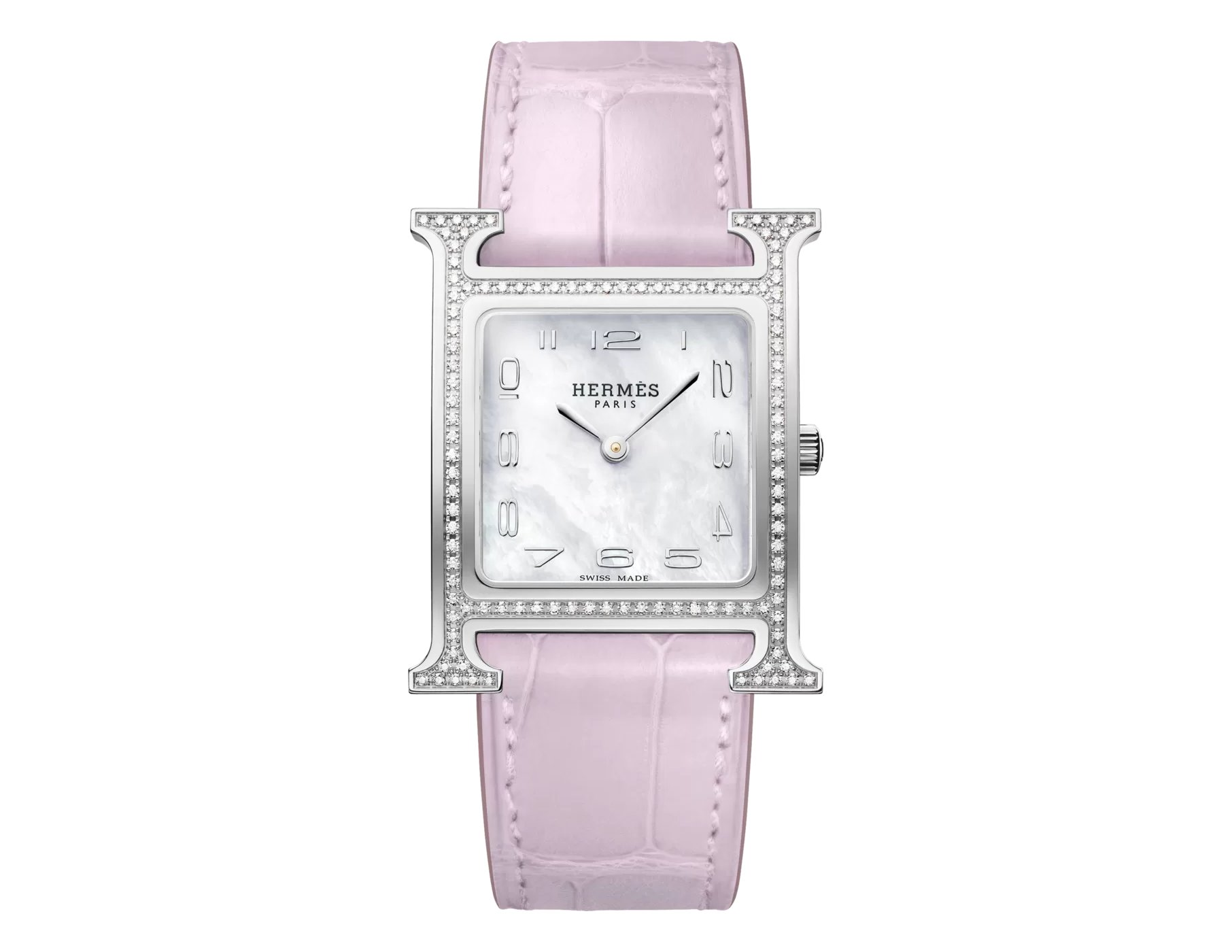 H WATCH M STEEL FEATHER SETTING