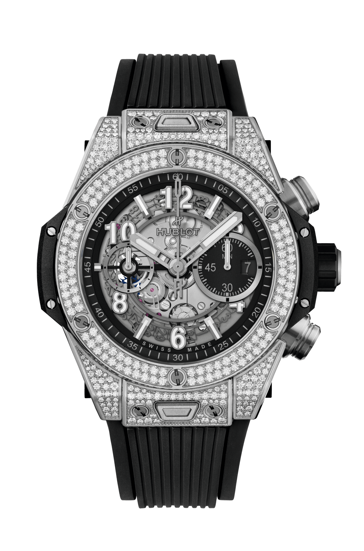 Big Bang Unico Titanium Pavé