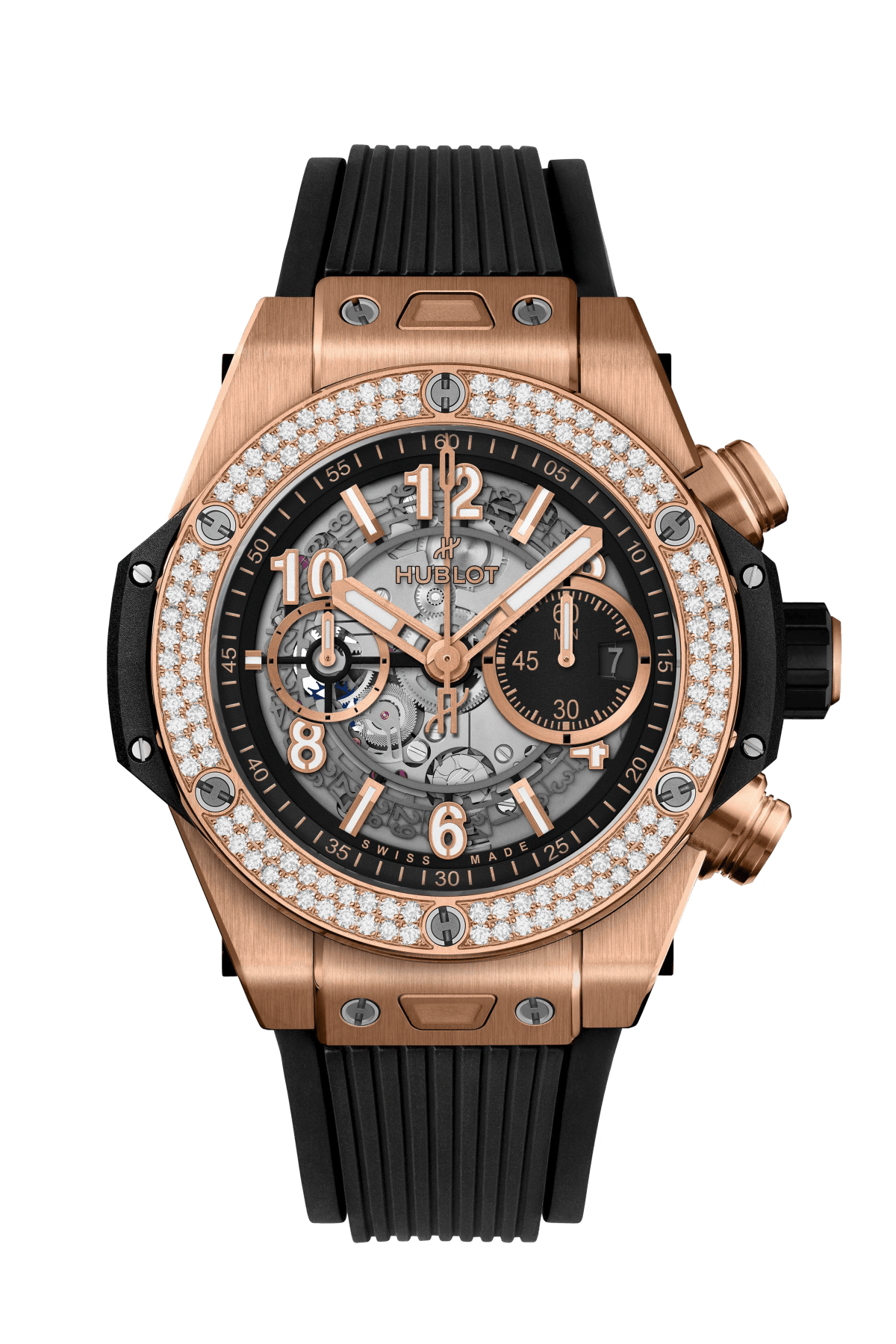 Big Bang Unico King Gold Diamonds