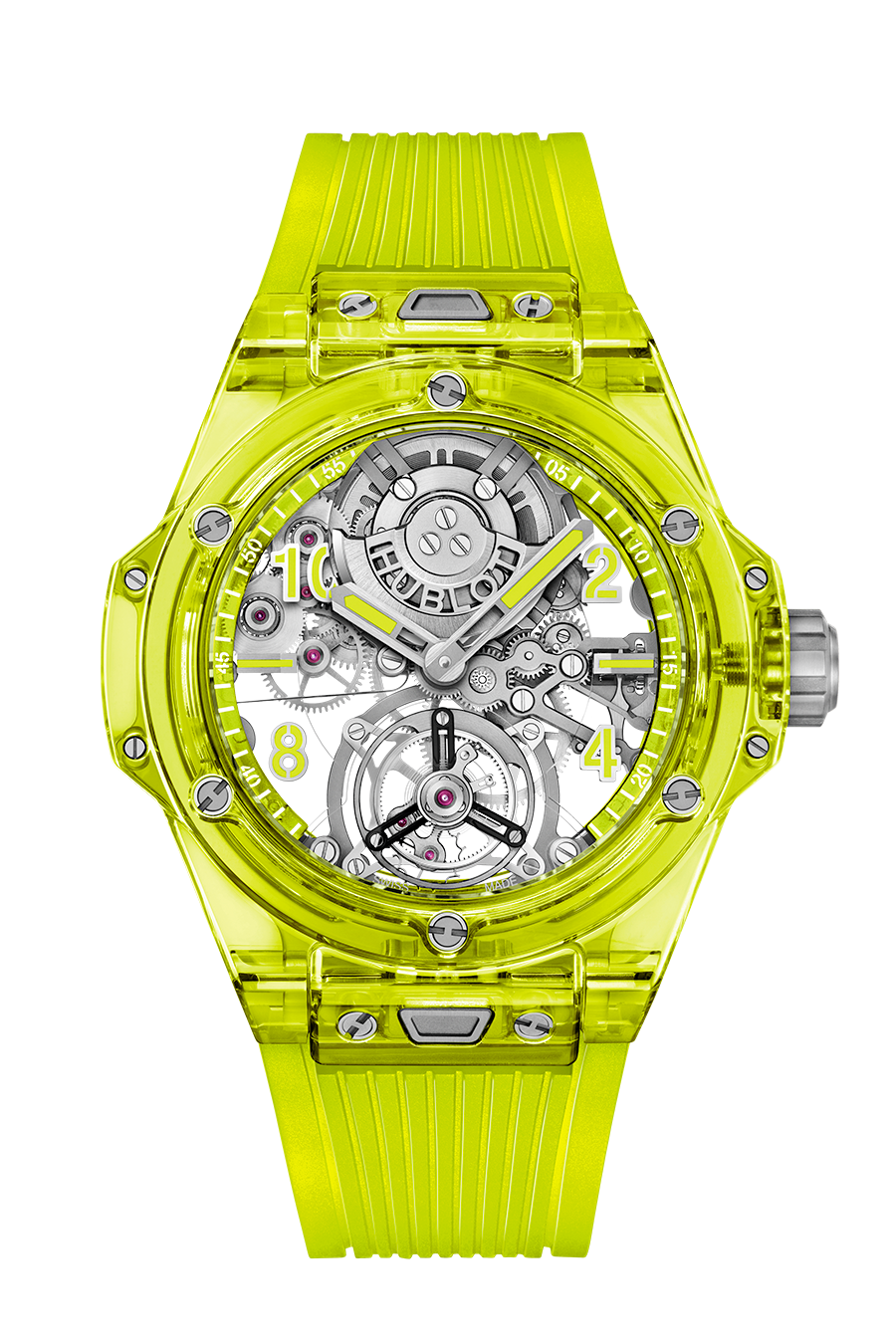 BIG BANG TOURBILLON AUTOMATIC YELLOW NEON SAXEM