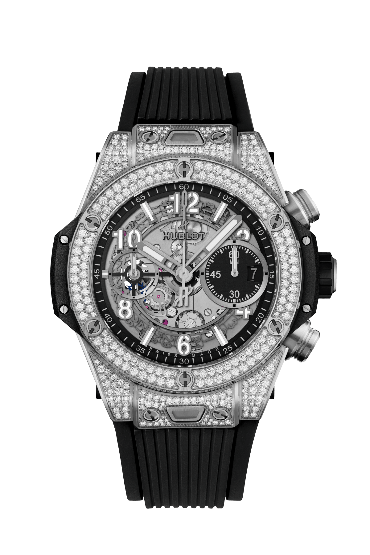 Big Bang Unico Titanium Pavé