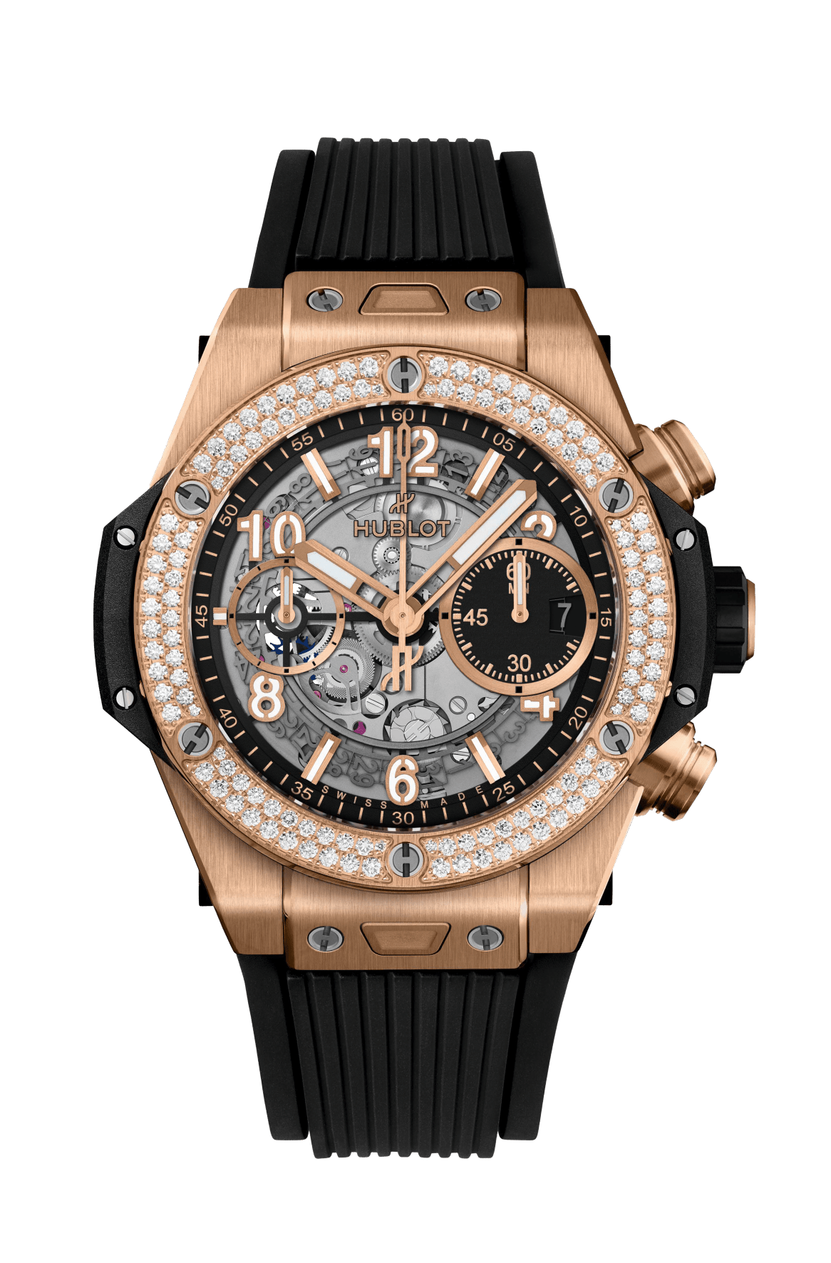 Big Bang Unico King Gold Diamonds
