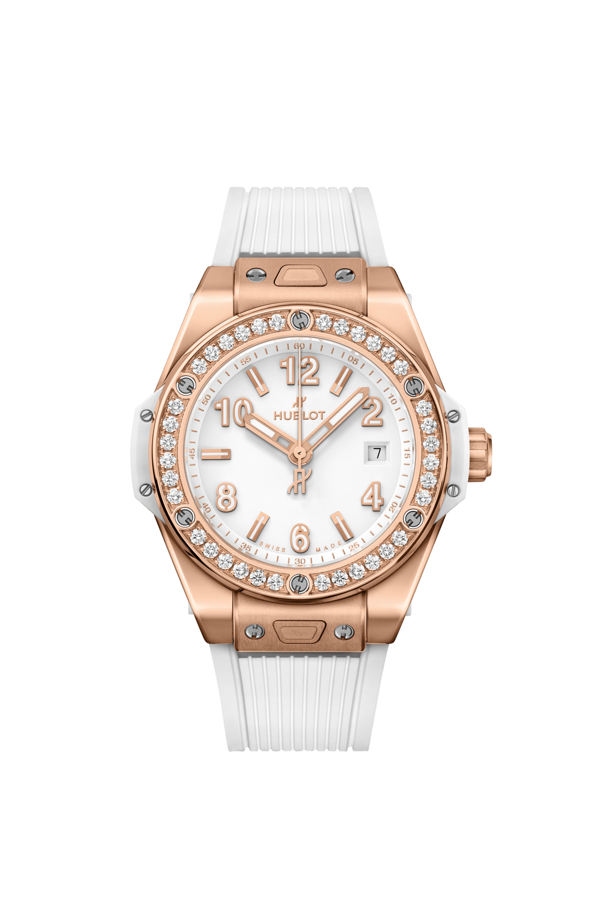 Big Bang One Click King Gold White Diamonds