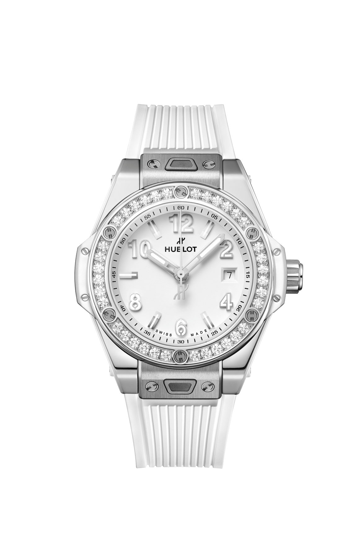 Big Bang One Click Steel White Diamonds