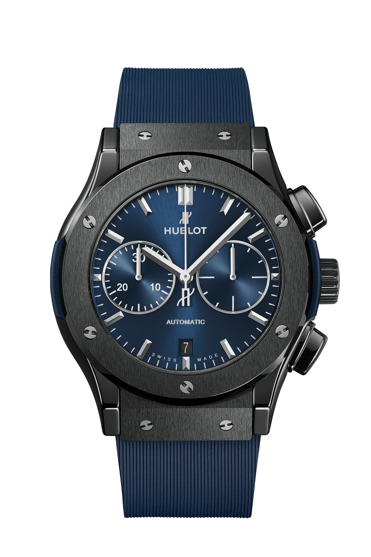 Classic Fusion Ceramic Blue Chronograph
