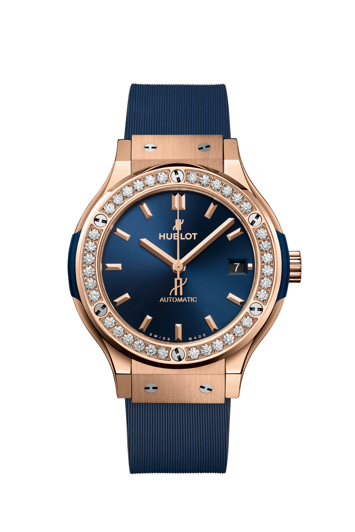 Classic Fusion King Gold Blue Diamonds
