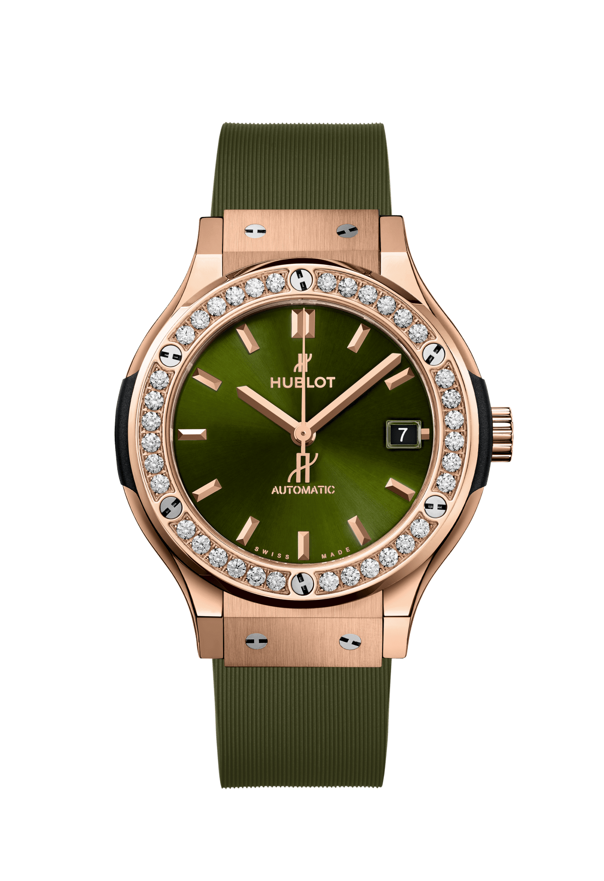 Classic Fusion King Gold Green Diamonds