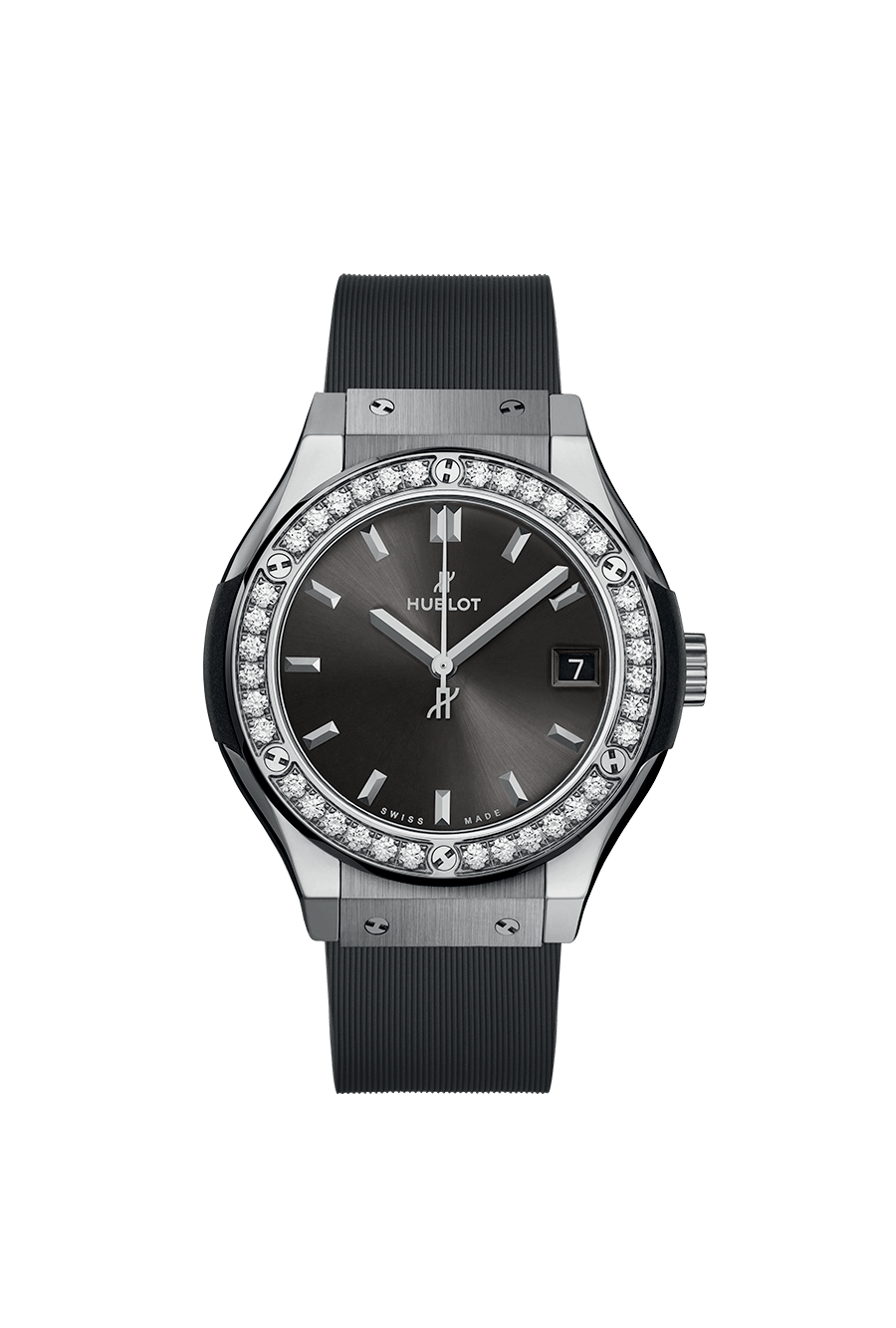 Classic Fusion Racing Grey Titanium Diamonds