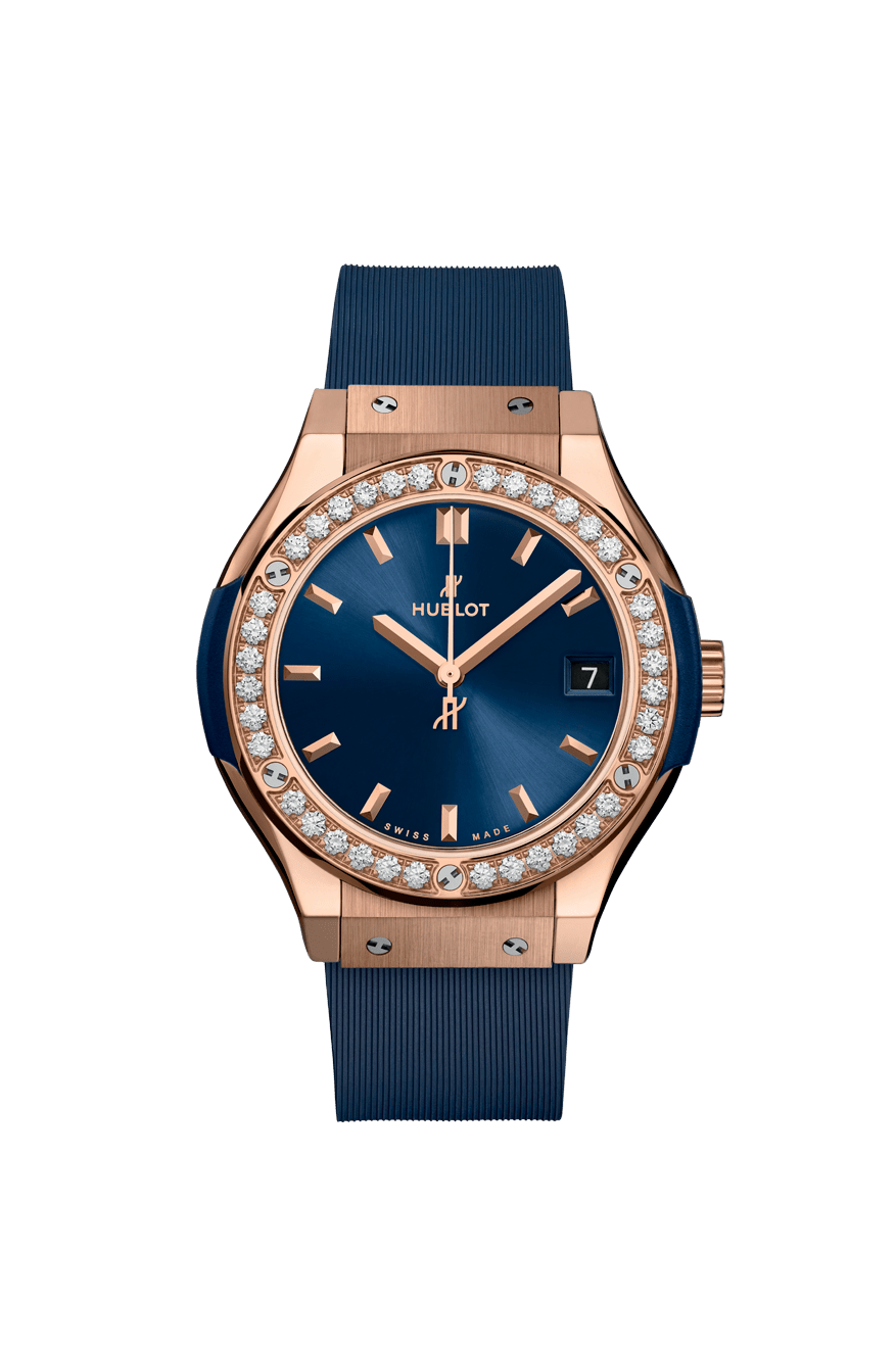 Classic Fusion King Gold Blue Diamonds