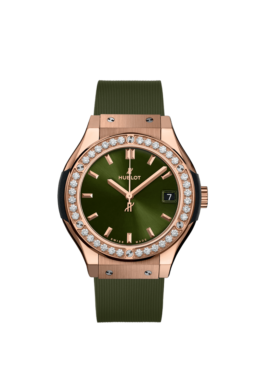 Classic Fusion King Gold Green Diamonds