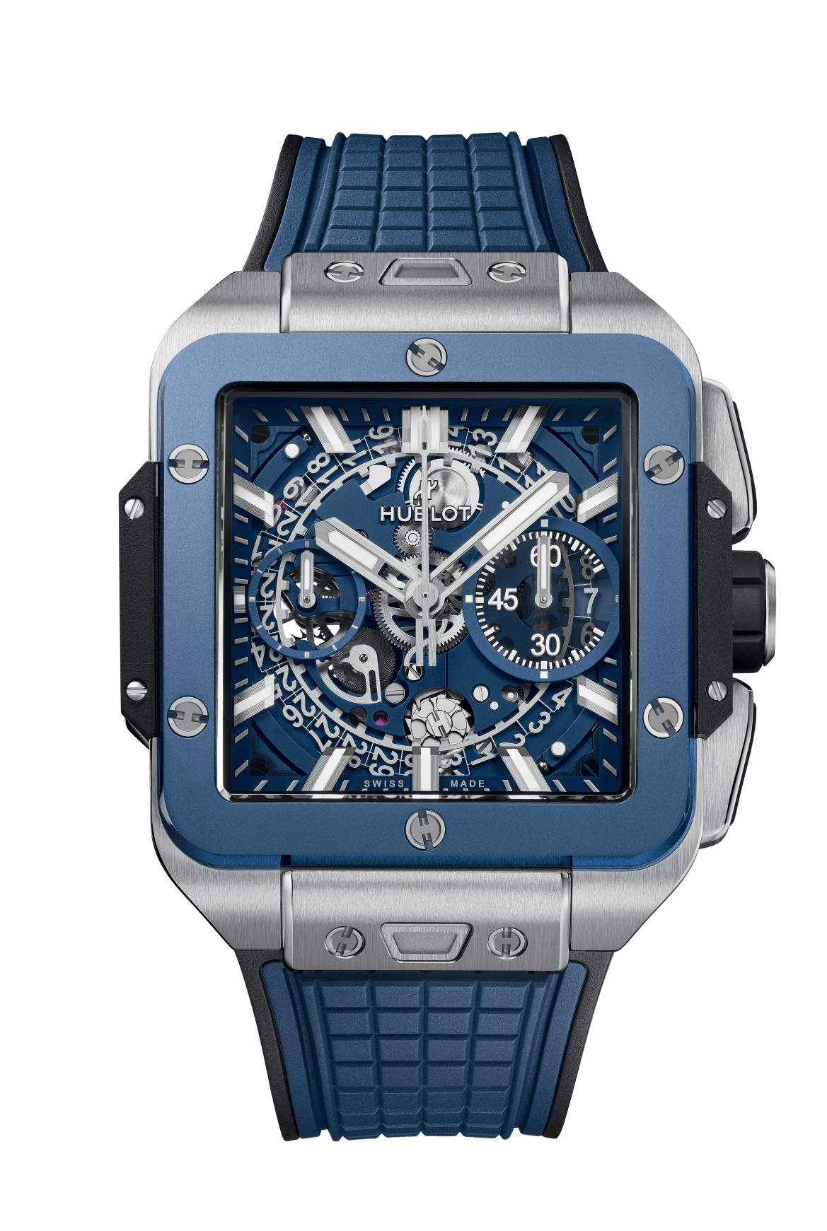 Square Bang Unico Titanium Blue Ceramic