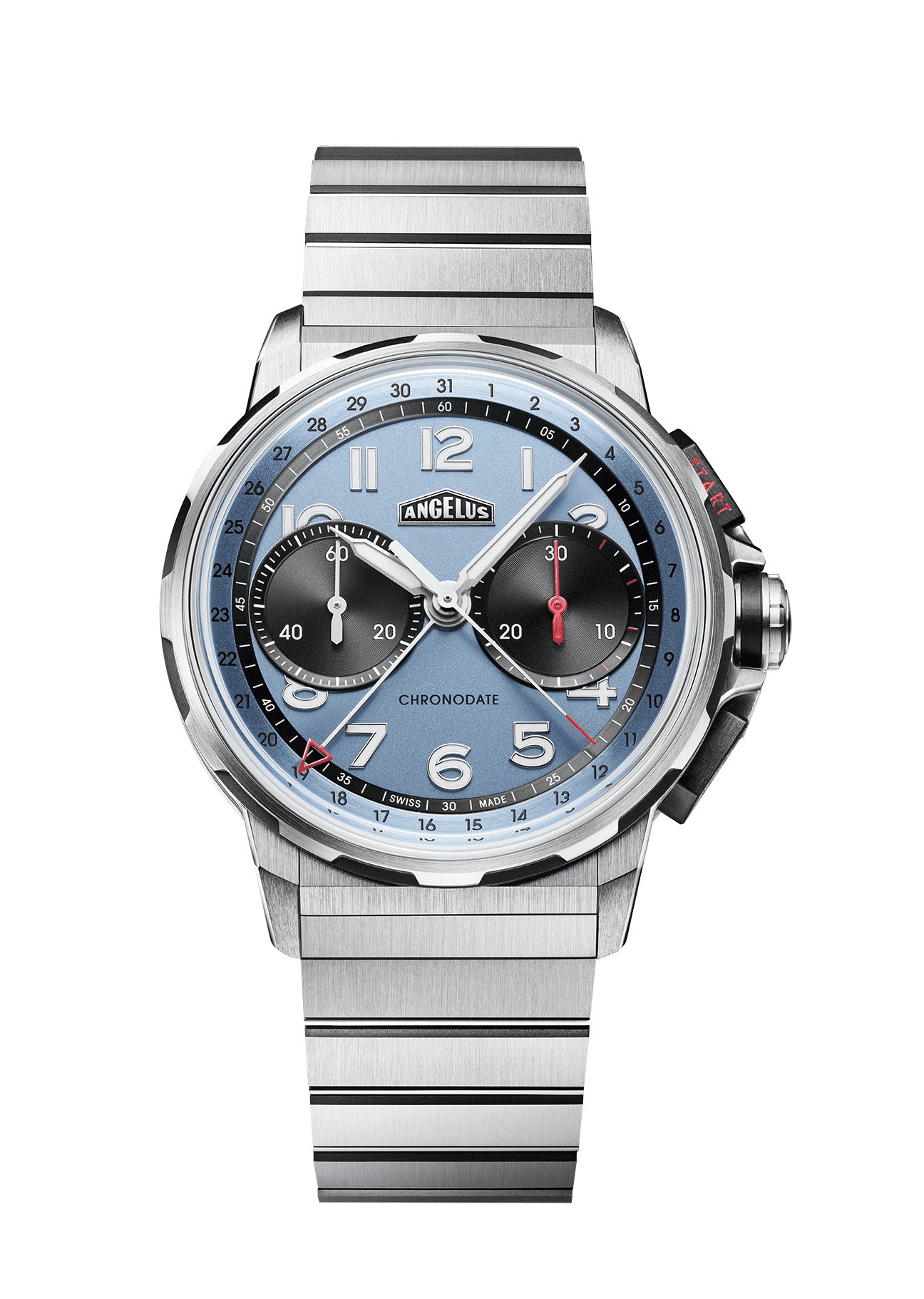 CHRONODATE TITANIUM STORM BLUE TITANIUM