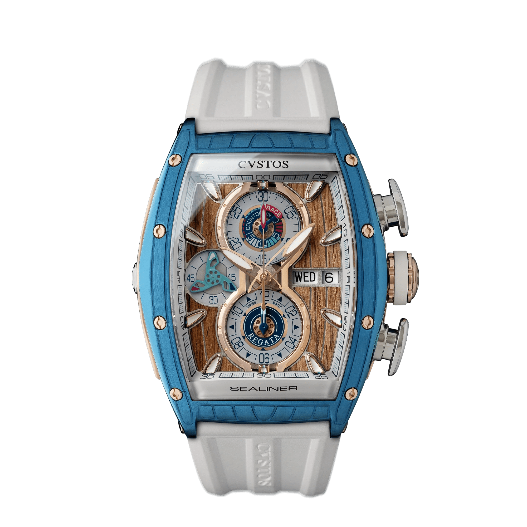 SEALINER CHRONOGRAPH SKYBLUE STEEL/5N