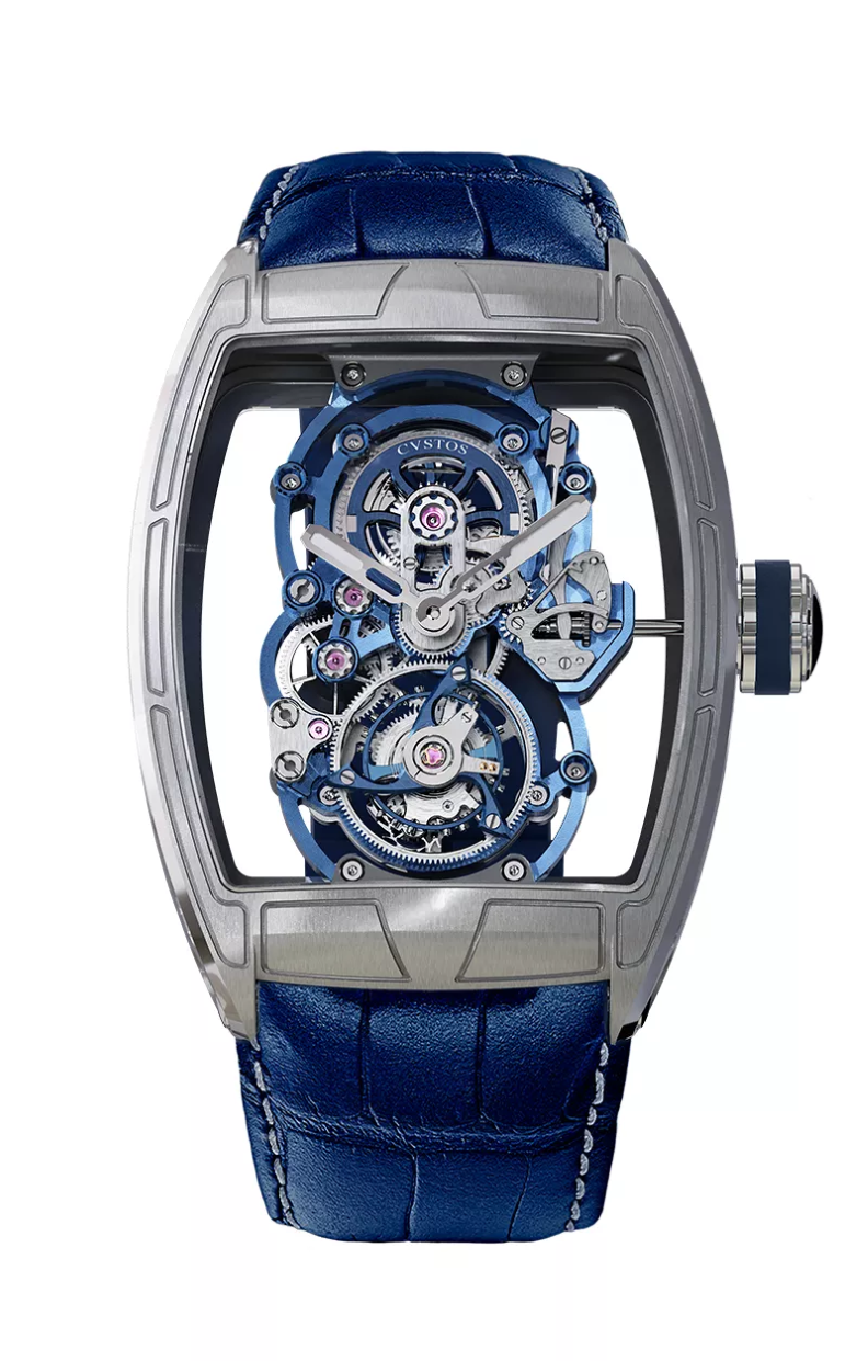 CHALLENGE TOURBILLON 8 TITANIUM/BLUE MVT