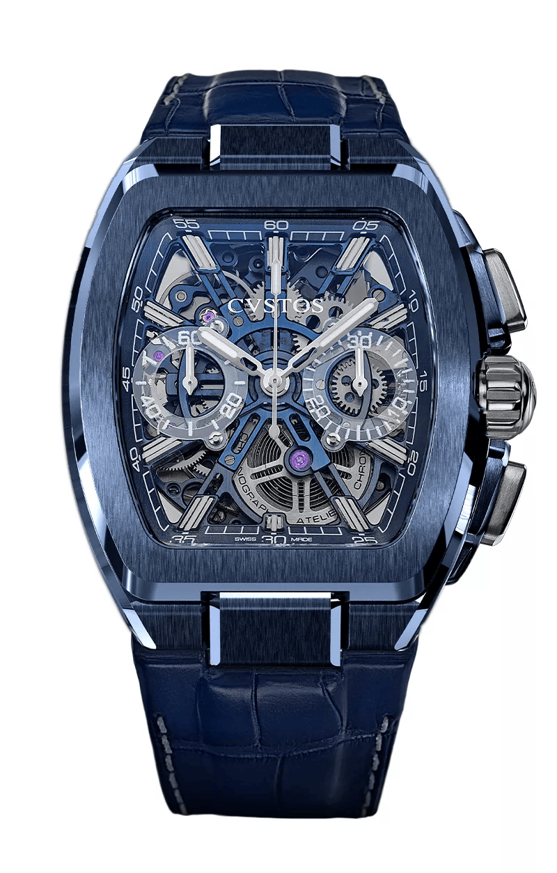 METROPOLITAN CHRONOGRAPH SKELETON/ BLUE TITANIUM/DENIM DIAL