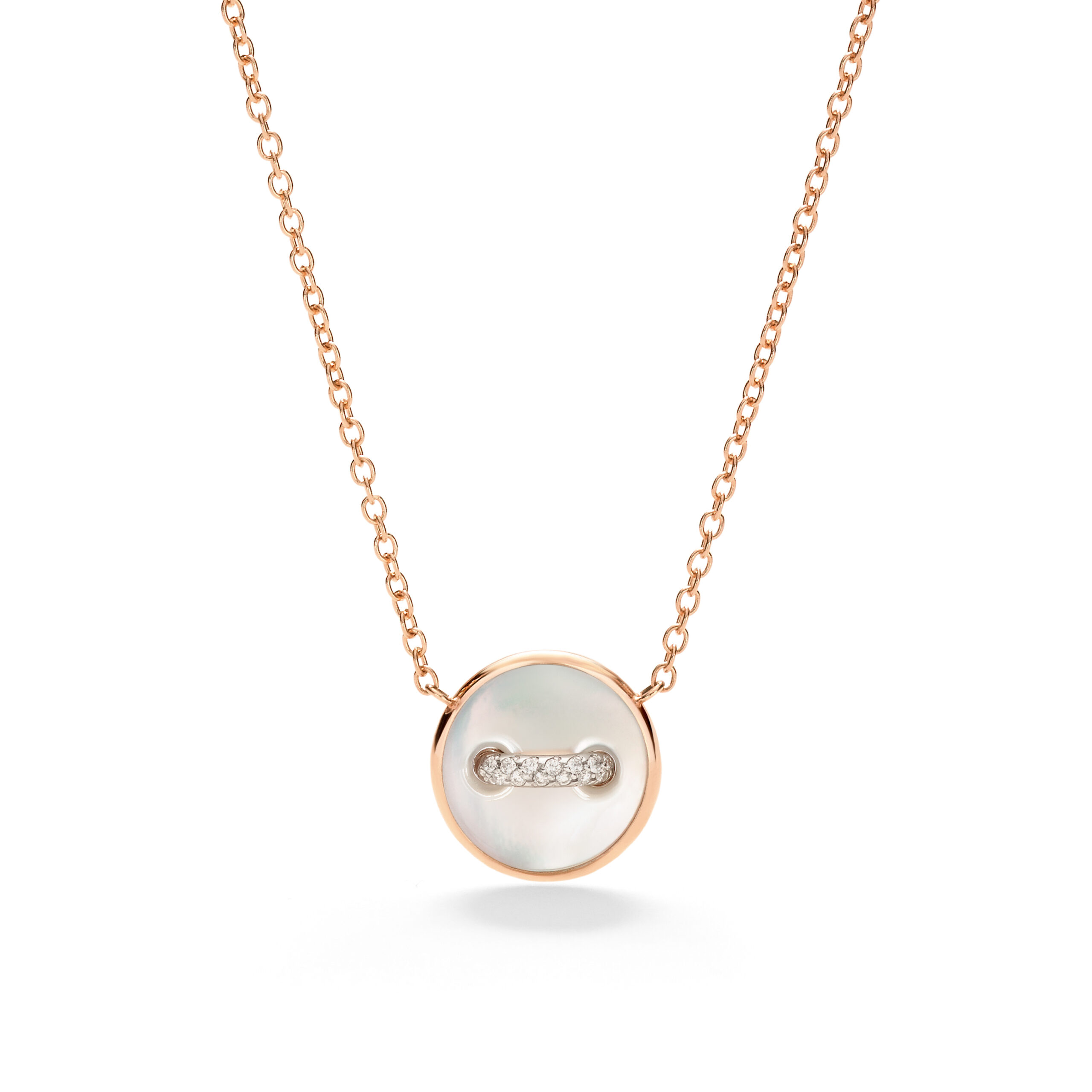 Pom Pom Dot Necklace with pendant