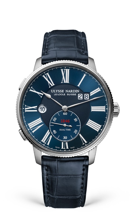 MARINE TORPILLEUR DUAL TIME 44MM