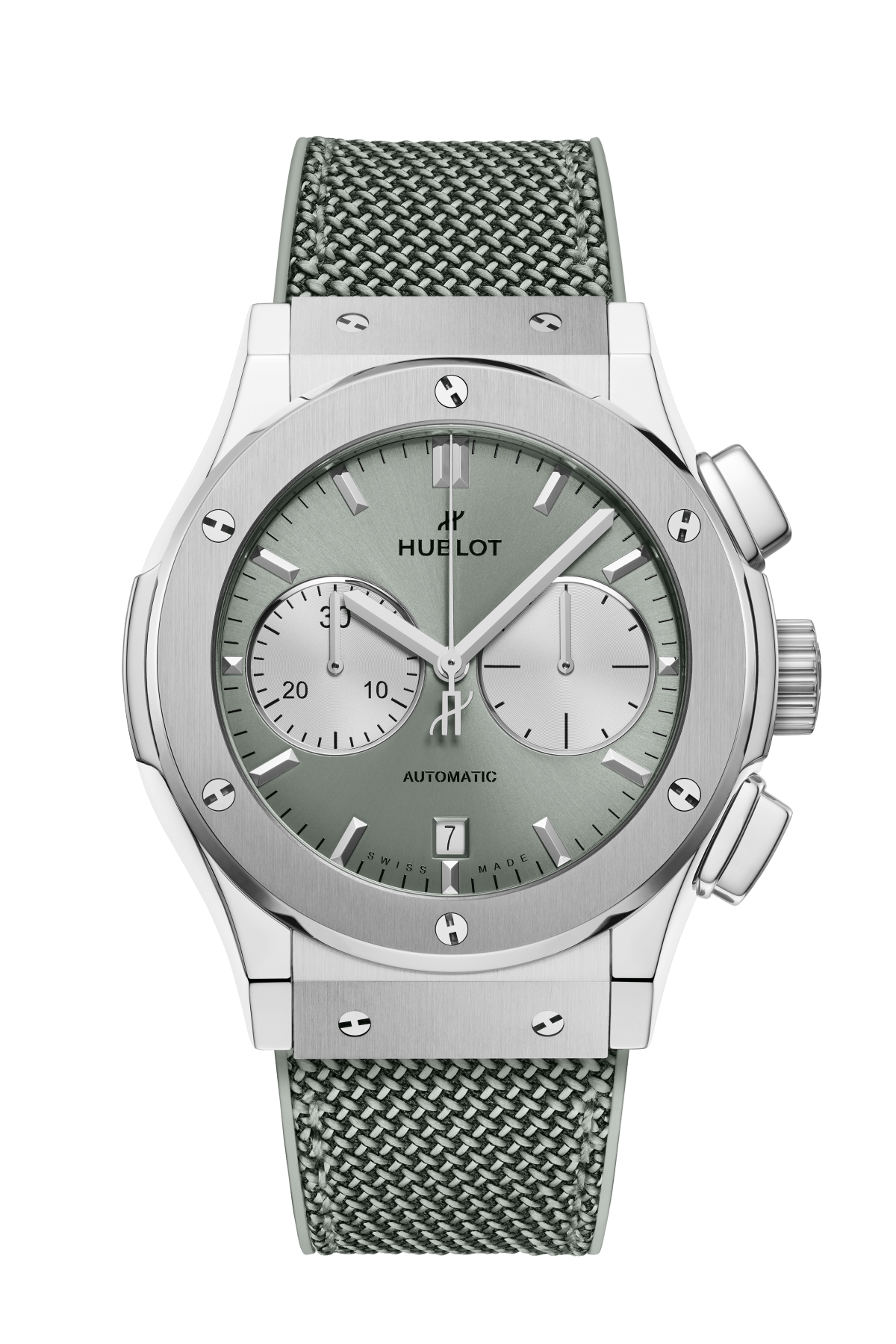 Classic Fusion Chronograph Titanium Sage Green